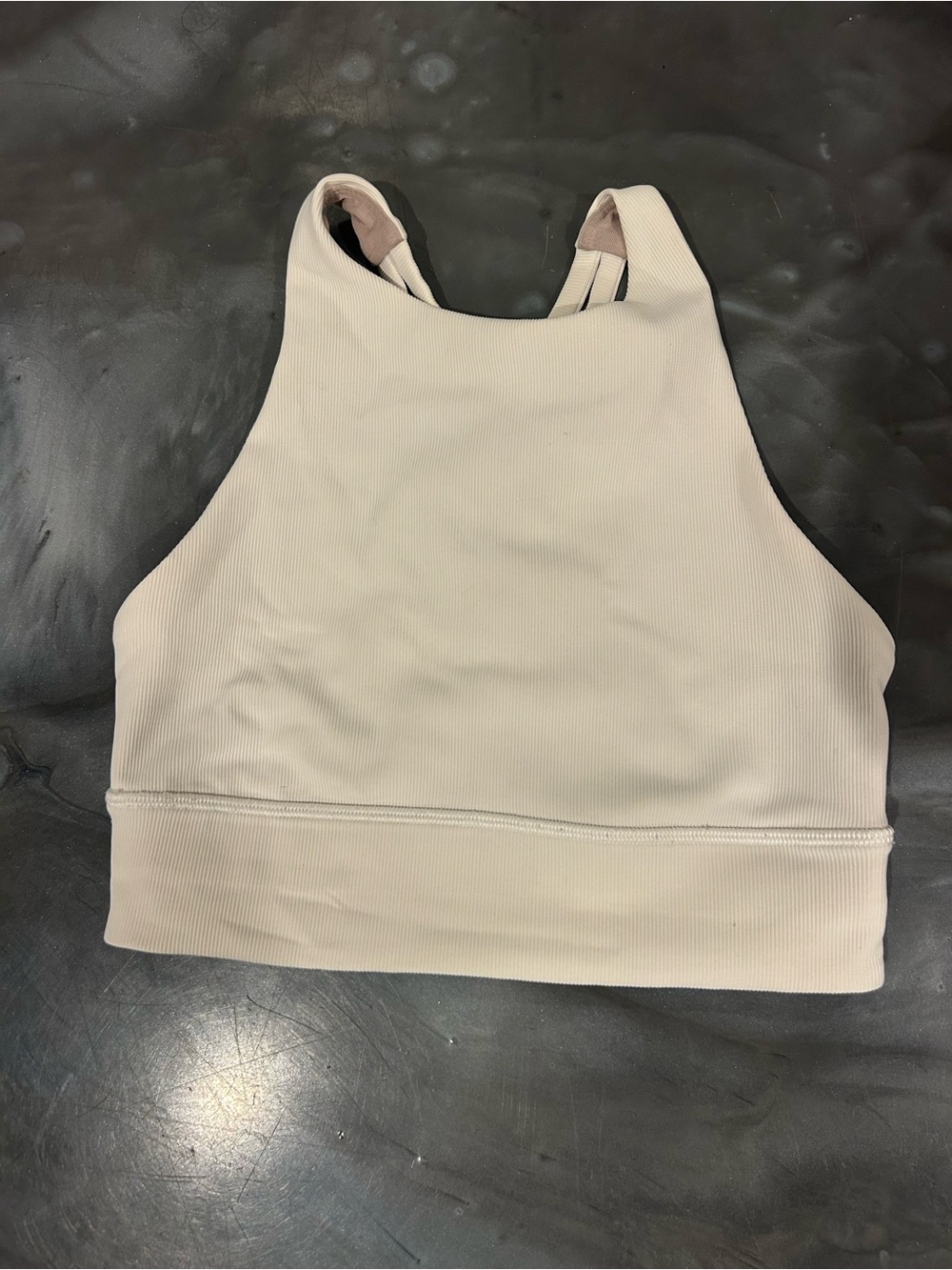 Lululemon High-Neck Ribbed Sports Bra